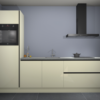 Magnolia hoogglans greeploze keuken Tokelau 45041