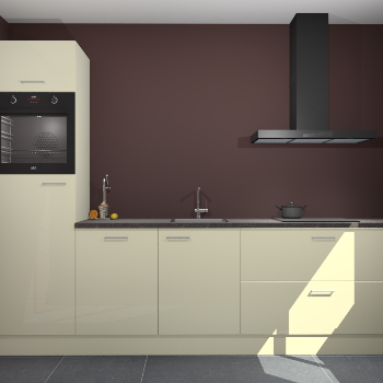 Magnolia hoogglans keuken Tokelau 45057