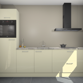 Magnolia hoogglans keuken Tokelau 45076