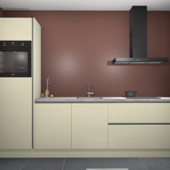 Magnolia hoogglans greeploze keuken Tokelau 45111