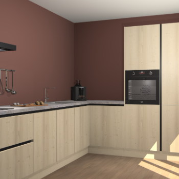 Vuren greeploze keuken Portland 77103