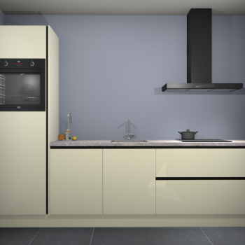 Magnolia hoogglans greeploze keuken Tokelau 45116