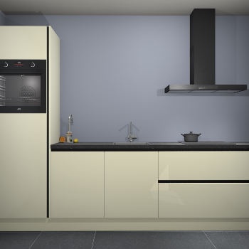 Magnolia hoogglans greeploze keuken Tokelau 45162