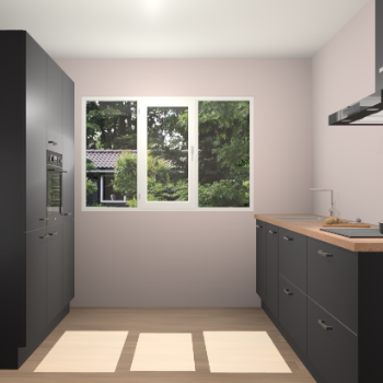 Zwarte keuken Bytom 58174