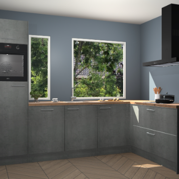 Beton parelgrijs keuken Cannes 75024