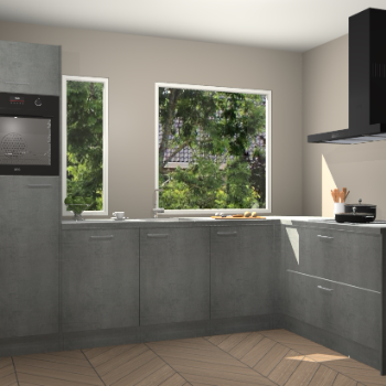 Beton parelgrijs keuken Cannes 75037