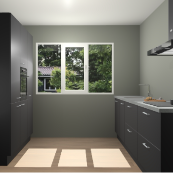 Zwarte keuken Bytom 58217