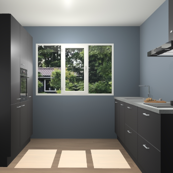 Zwarte keuken Bytom 58219