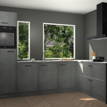 Beton parelgrijs keuken Cannes 75040