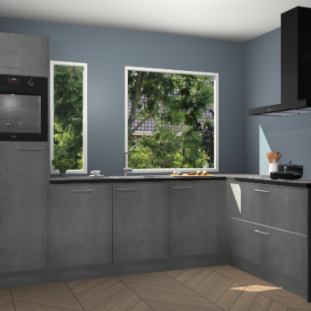 Beton parelgrijs keuken Cannes 75042