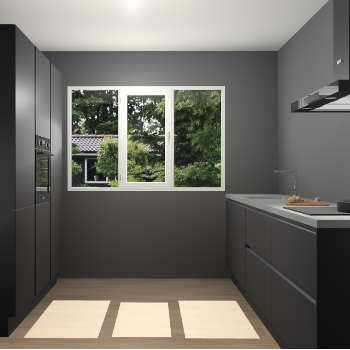 Zwarte Greeploze keuken Bytom 58225