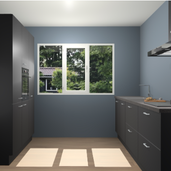 Zwarte keuken Bytom 58234