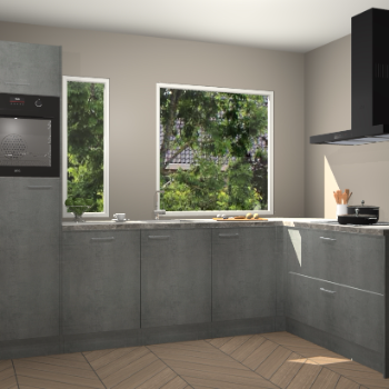 Beton parelgrijs keuken Cannes 75049