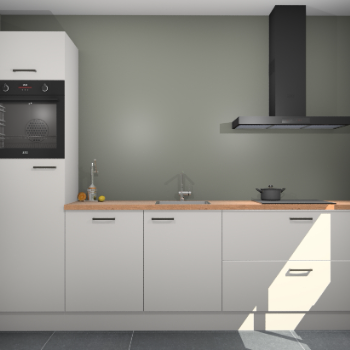 Zijdegrijze keuken Tokelau 42748