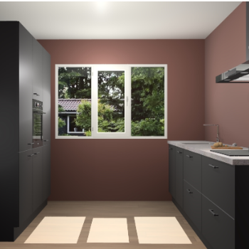 Zwarte keuken Bytom 58294