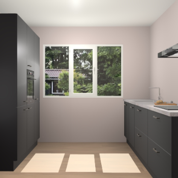 Zwarte keuken Bytom 58295