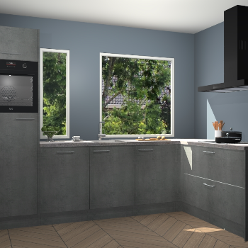 Beton parelgrijs keuken Cannes 75054