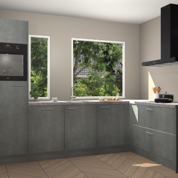 Beton parelgrijs keuken Cannes 75055