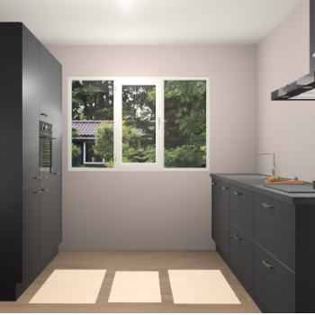 Zwarte keuken Bytom 58302