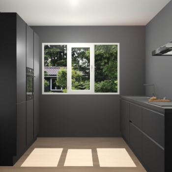 Zwarte Greeploze keuken Bytom 58303