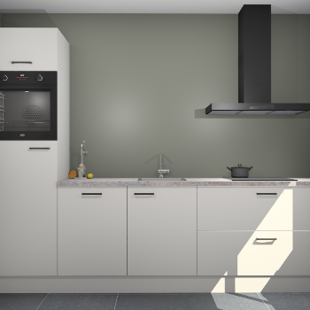 Zijdegrijze keuken Tokelau 42805