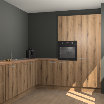 Goud Eiken keuken Portland 77336