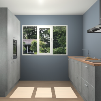 Beton Parelgrijs keuken Bytom 61150