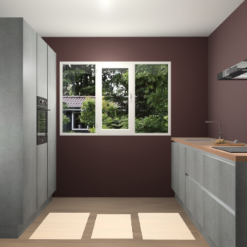 Beton Parelgrijs Greeploze keuken Bytom 61151