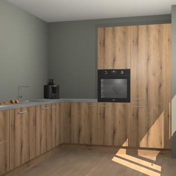 Goud Eiken keuken Portland 77378