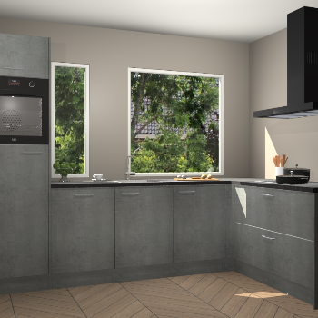 Beton parelgrijs keuken Cannes 75061