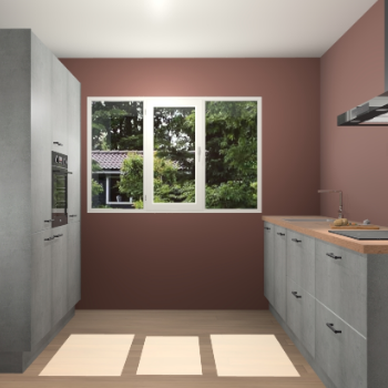 Beton Parelgrijs keuken Bytom 61152