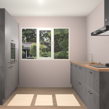 Beton Antraciet keuken Bytom 60840