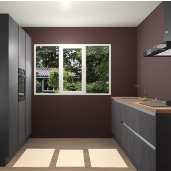 Beton Zwarte Greeploze keuken Bytom 60498