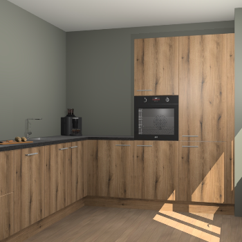 Goud Eiken keuken Portland 77391