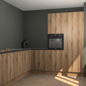 Goud Eiken keuken Portland 77392