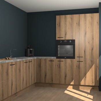 Goud Eiken keuken Portland 77407