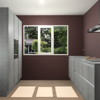 Beton Parelgrijs Greeploze keuken Bytom 61169