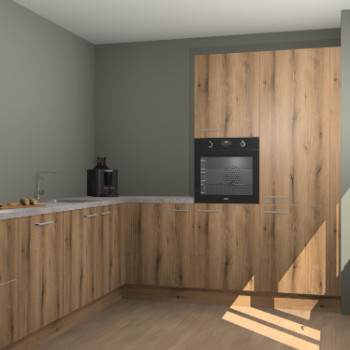 Goud Eiken keuken Portland 77416