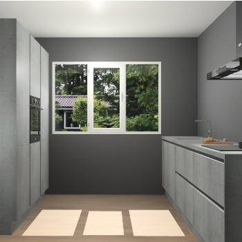 Beton Parelgrijs Greeploze keuken Bytom 61172