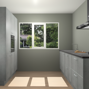 Beton Parelgrijs keuken Bytom 61210