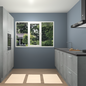 Beton Parelgrijs keuken Bytom 61212