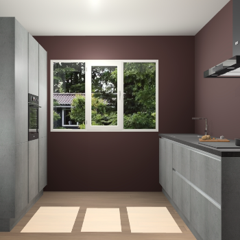 Beton Parelgrijs Greeploze keuken Bytom 61214