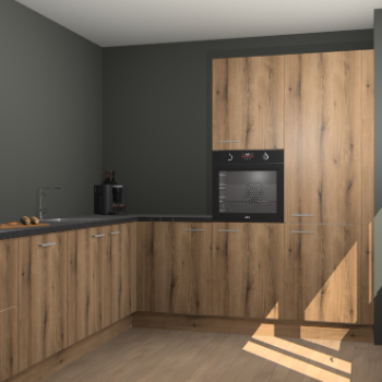 Goud Eiken keuken Portland 77434