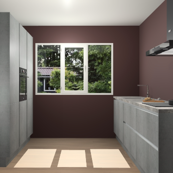 Beton Parelgrijs Greeploze keuken Bytom 61256