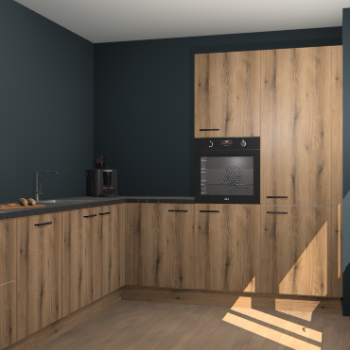 Goud Eiken keuken Portland 77436