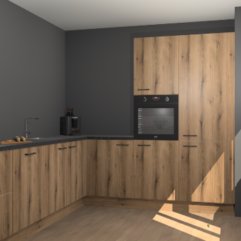 Goud Eiken keuken Portland 77437