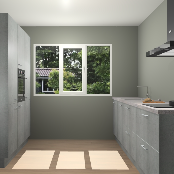 Beton Parelgrijs keuken Bytom 61261