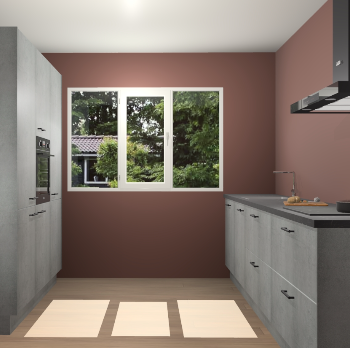 Beton Parelgrijs keuken Bytom 61303