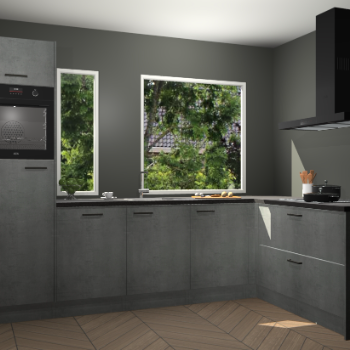 Beton parelgrijs keuken Cannes 75046