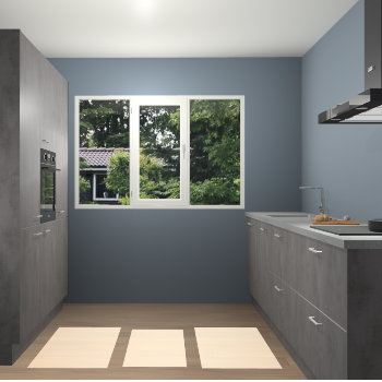 Beton Antraciet keuken Bytom 60913